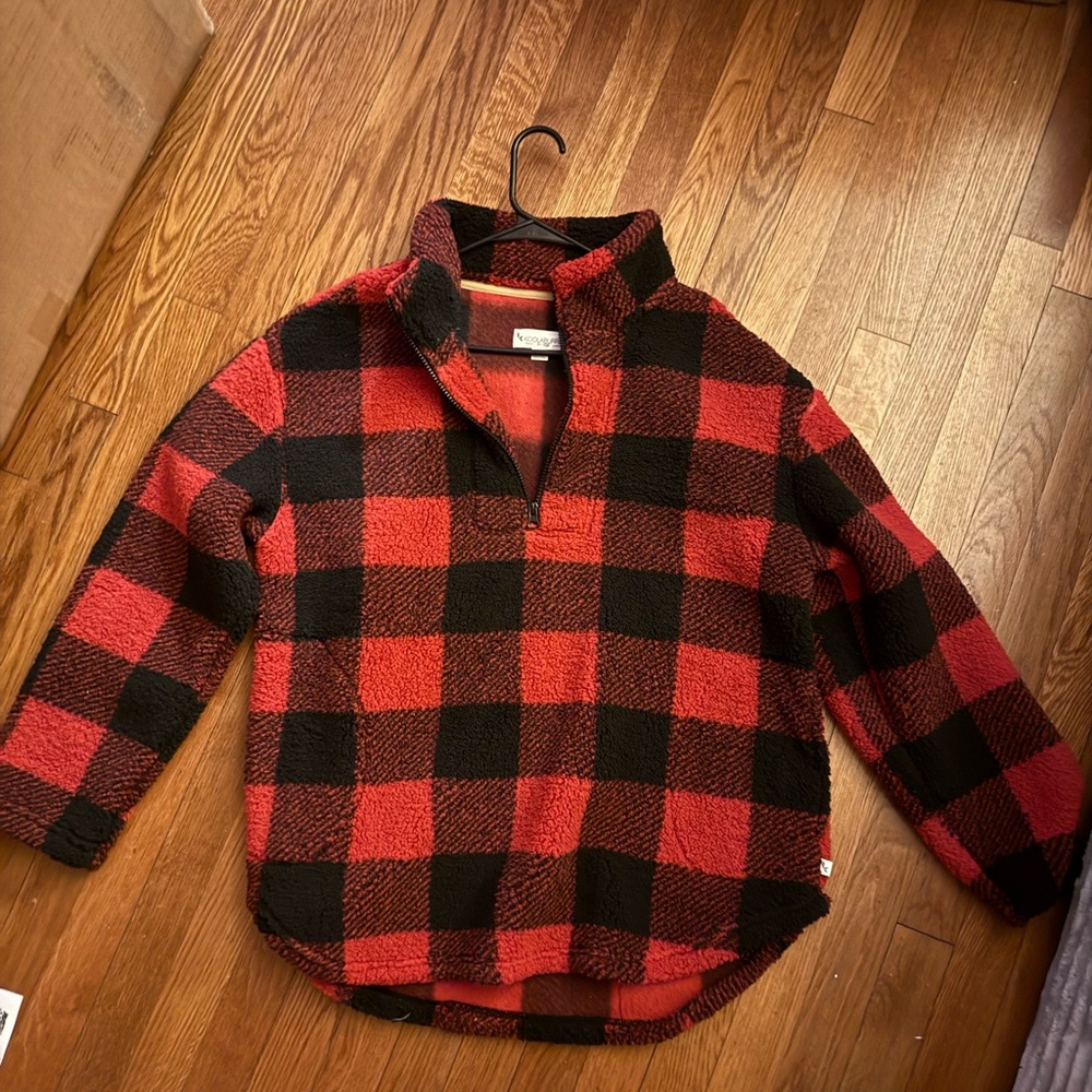 Koolaburra by Ugg Red and Black Checkered Kids Hoodie
